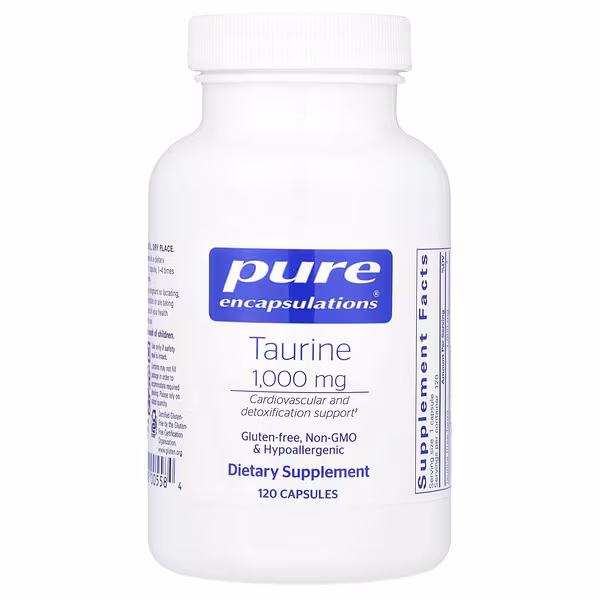 Pure Encapsulations, Taurine, 1,000 mg, 120 Capsules