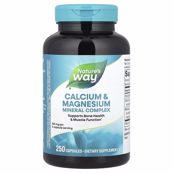 Nature's Way, Calcium & Magnesium Mineral Complex, 250 Capsules