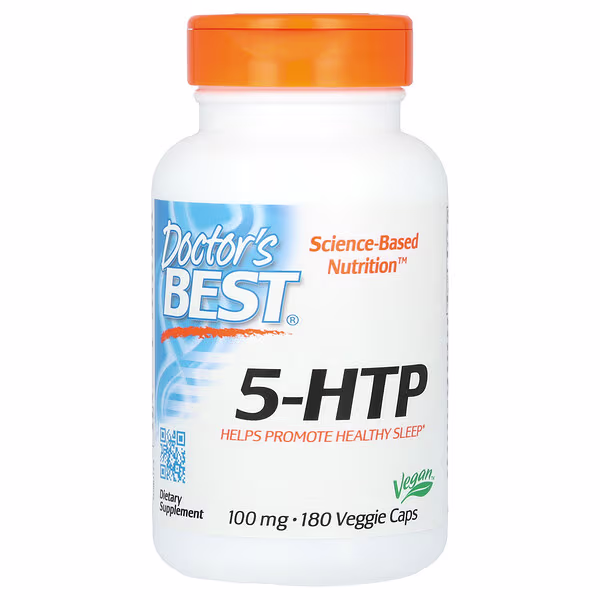 Doctor's Best, 5-HTP, 100 mg, 180 Veggie Caps