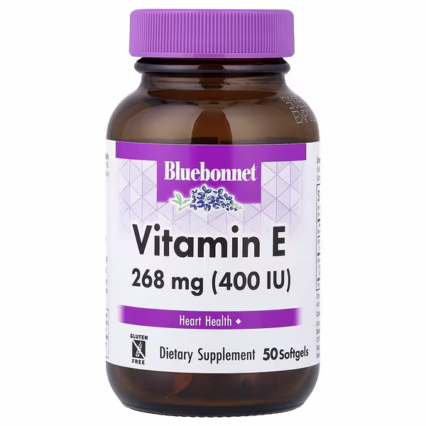 Bluebonnet Nutrition, Vitamin E, 268 mg (400 IU), 50 Softgels