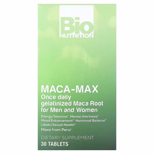 Bio Nutrition, Maca-Max, For Men and Women, 1,000 mg , 30 Tablets