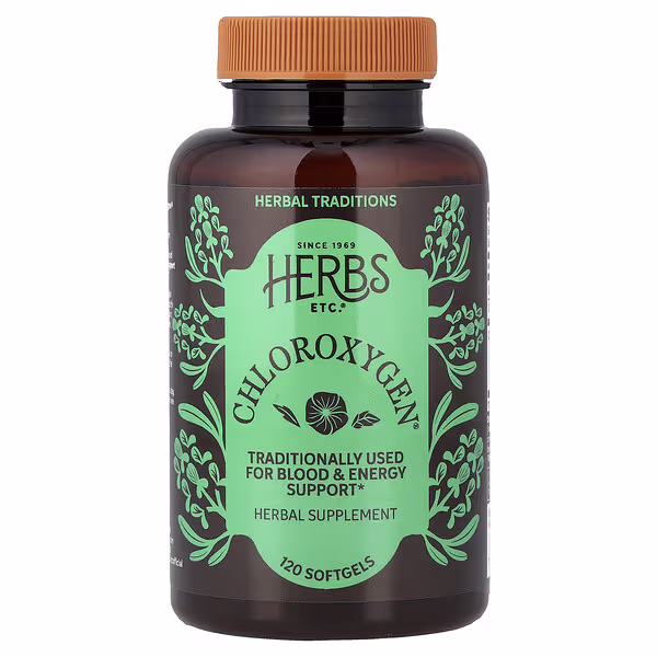 Herbs Etc., ChlorOxygen®, 120 Softgels