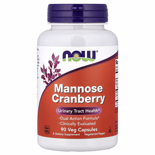 NOW Foods, Mannose Cranberry, 90 Veg Capsules