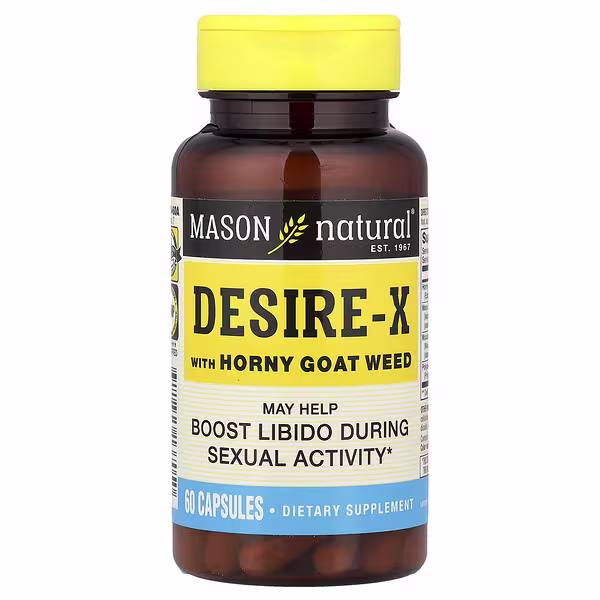 Mason Natural, Desire-X with Horny Goat Weed, 60 Capsules