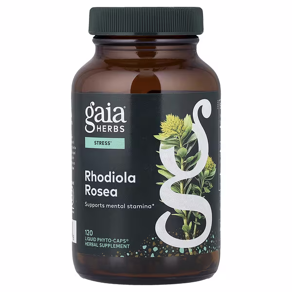 Gaia Herbs, Rhodiola Rosea, 120 Liquid Phyto-Caps® (120 mg Per cap)