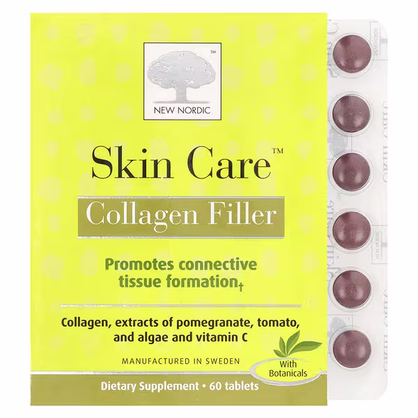 New Nordic, Skin Care™, Collagen Filler, 60 Tablets