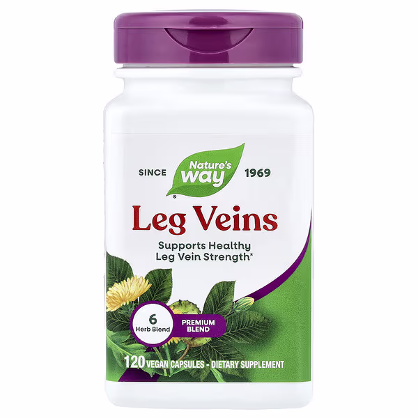 Nature's Way, Leg Veins, 120 Vegan Capsules