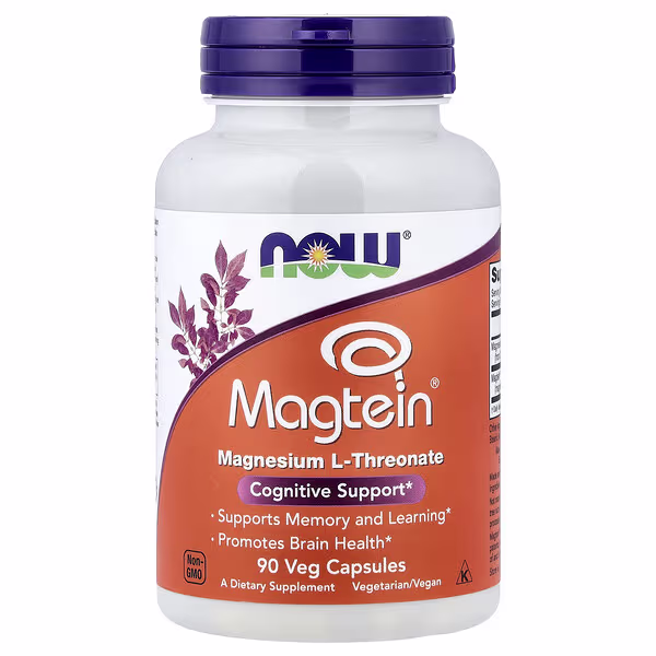 Magtein� 90 Veg Capsules | NOW Foods
