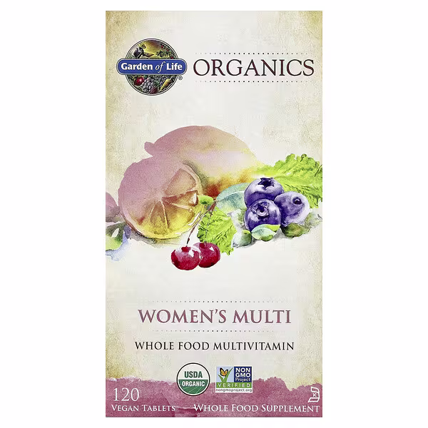 Garden of Life, Organics, Women's Multi, 120 Vegan Tablets