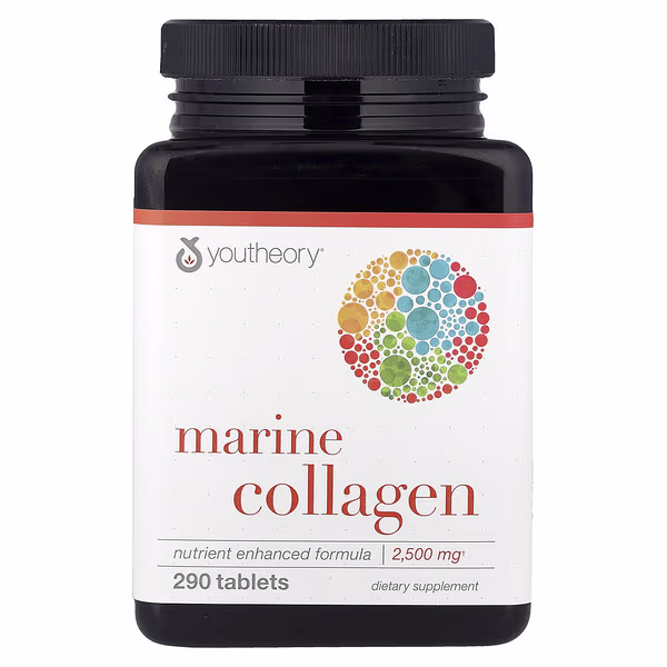 Youtheory, Marine Collagen, 290 Tablets