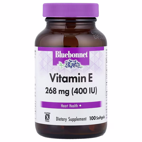 Bluebonnet Nutrition, Vitamin E, 268 mg (400 IU), 100 Softgels
