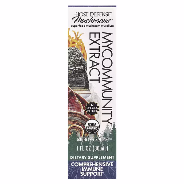 Host Defense, Mushrooms™, MyCommunity Extract, 1 fl oz (30 ml)
