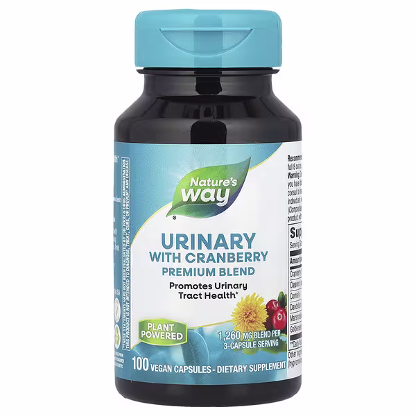 Nature's Way, Urinary with Cranberry, 100 Vegan Capsules