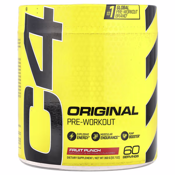 C4 / Cellucor, C4® Original, Pre-Workout, Fruit Punch, 12.7 oz (360 g)
