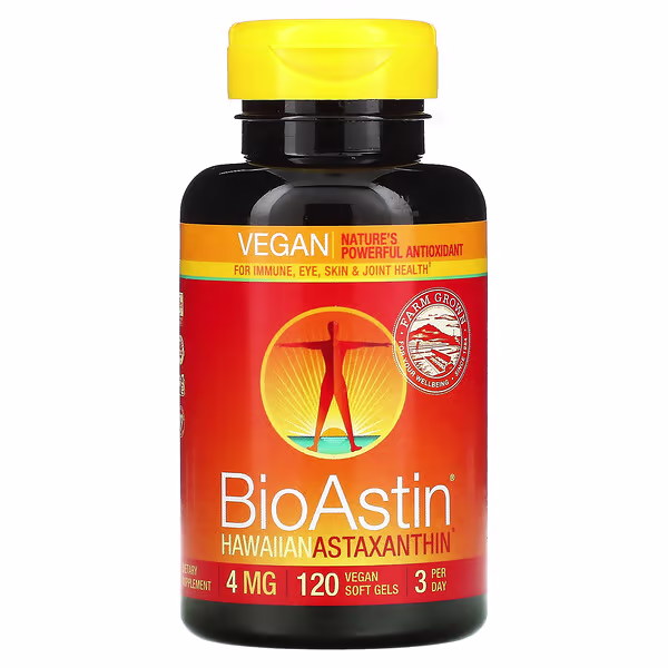 Nutrex Hawaii, BioAstin, 4 mg, 120 Vegan Soft Gels