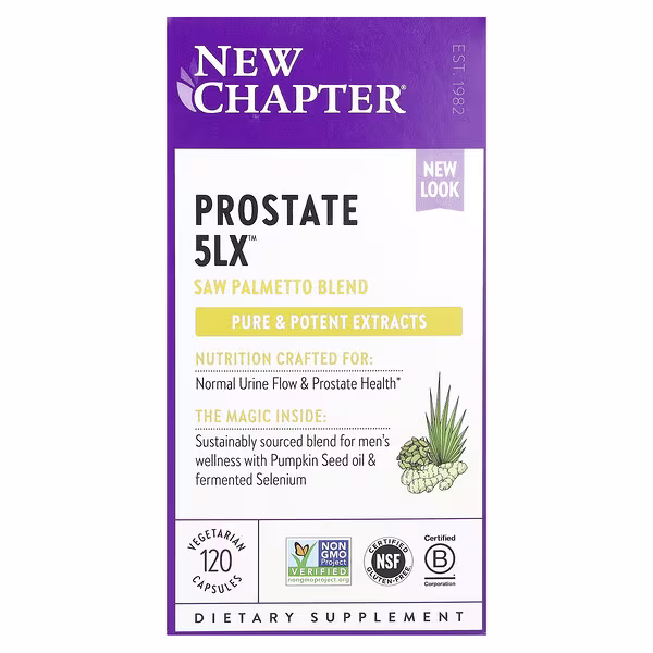 New Chapter, Prostate 5LX, 120 Vegetarian Capsules
