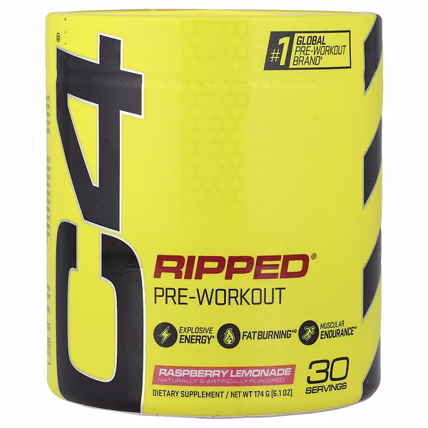 C4 / Cellucor, C4 Ripped®, Pre-Workout, Raspberry Lemonade, 6.1 oz (174 g)