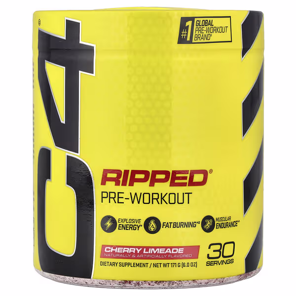 C4 / Cellucor, Ripped®, Pre-Workout, Cherry Limeade, 6 oz (171 g)
