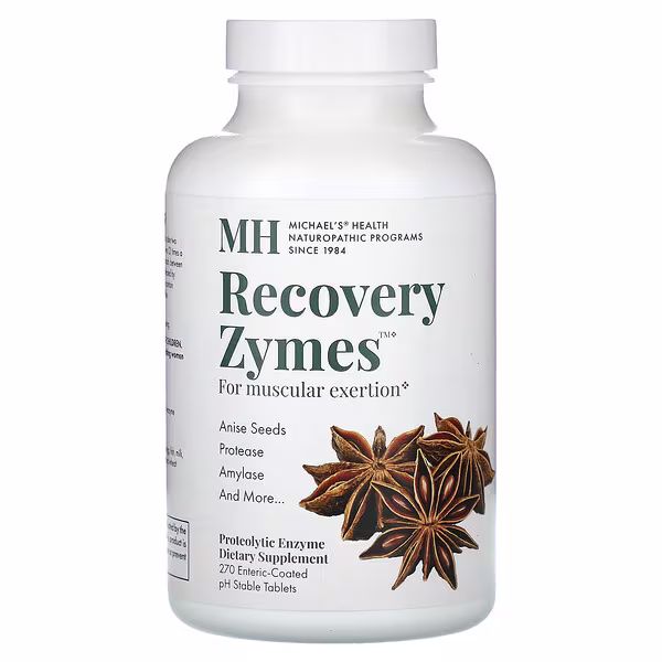 Michael's Health, Recovery Zymes, 270 Enteric-Coated pH Stable Tablets