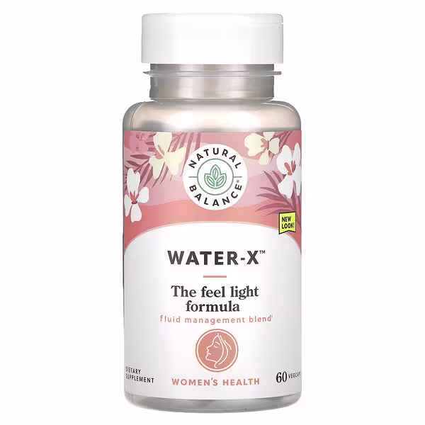Natural Balance, Women's Health, Water-X, 60 VegCaps