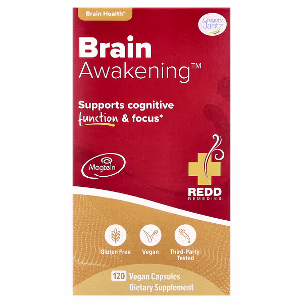 Redd Remedies, Brain Awakening™, 120 Vegan Capsules