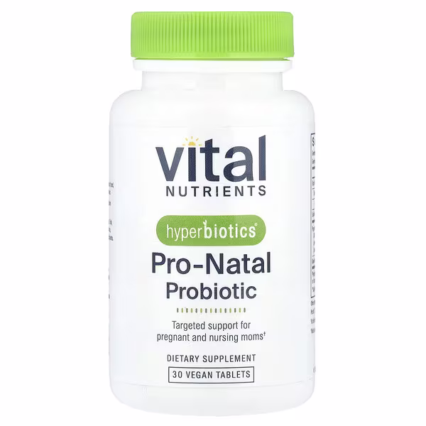 Vital Nutrients, Hyperbiotics®, Pro-Natal Probiotic, 30 Vegan Tablets