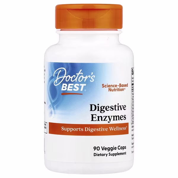 Doctor's Best, Digestive Enzymes, 90 Veggie Caps