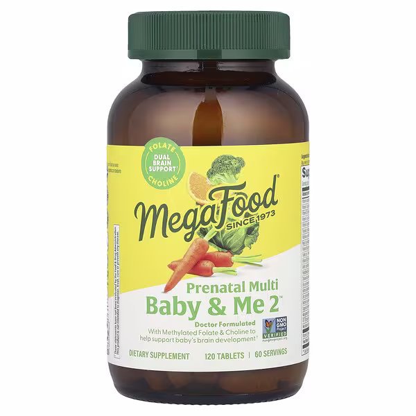 MegaFood, Baby & Me 2™, Prenatal Multi, 120 Tablets