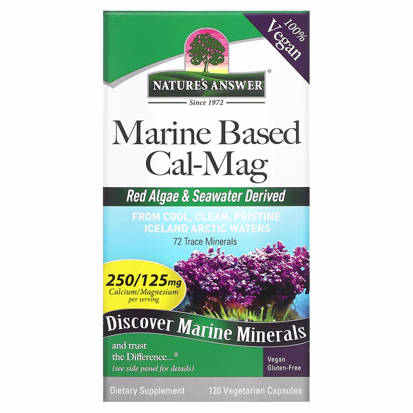 Nature's Answer, Marine Based Cal-Mag, 120 Vegetarian Capsules