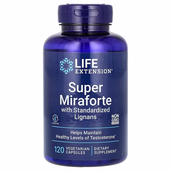 Life Extension, Super Miraforte with Standardized Lignans, 120 Vegetarian Capsules