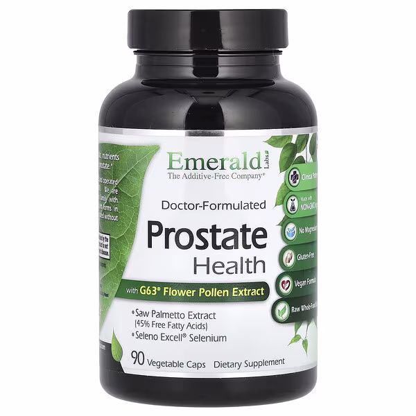 Emerald Laboratories, Prostate Health, 90 Vegetable Caps