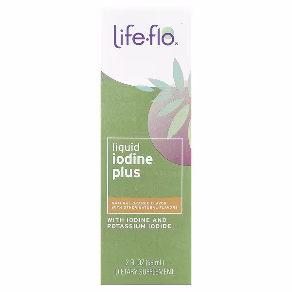 Life-flo, Liquid Iodine Plus, Natural Orange, 2 fl oz (59 ml)