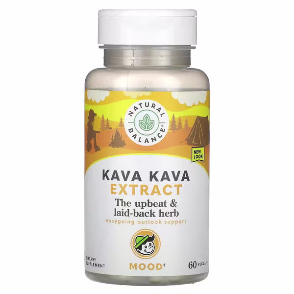 Natural Balance, Kava Kava Extract, 60 VegCaps (234 mg per Capsule)