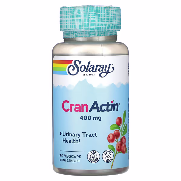 Solaray, CranActin, 400 mg, 60 VegCaps