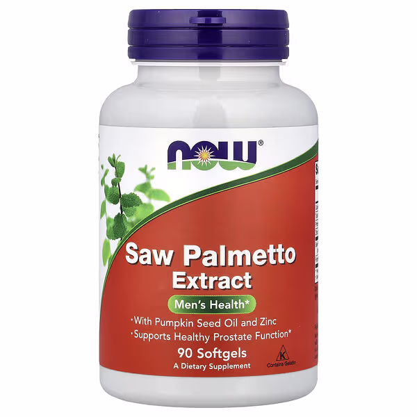 NOW Foods, Saw Palmetto Extract, , 90 Softgels