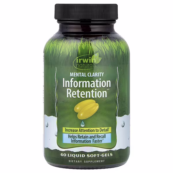 Irwin Naturals, Mental Clarity Information Retention™, 60 Liquid Soft-Gels