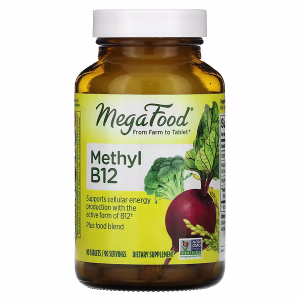 MegaFood, Methyl B12, 90 Tablets