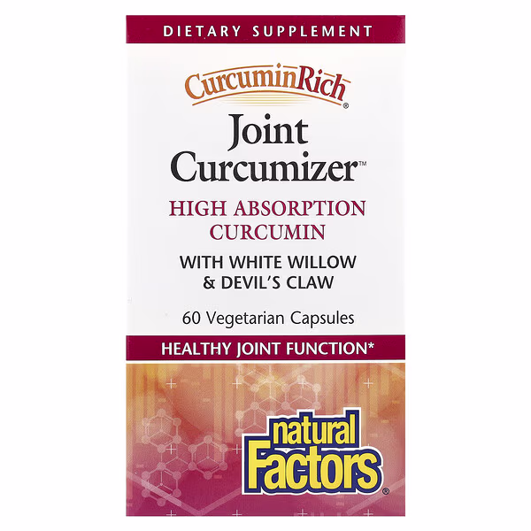 Natural Factors, CurcuminRich®, Joint Curcumizer®, 60 Vegetarian Capsules