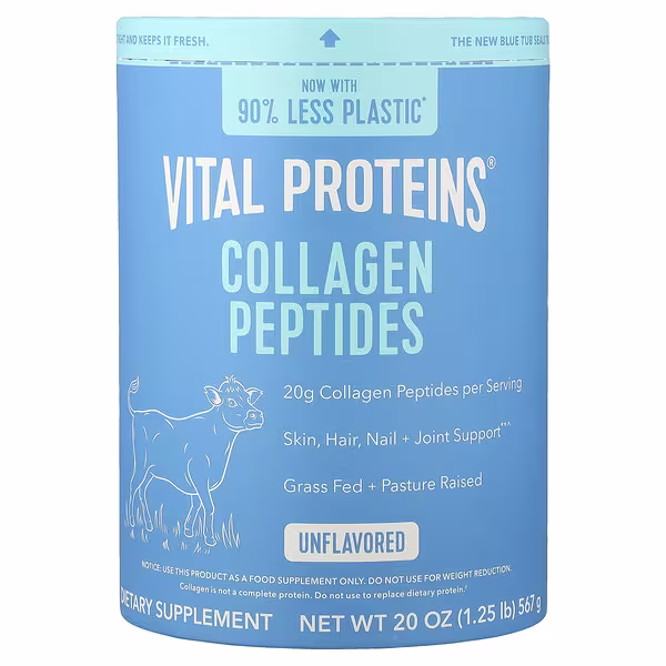 Vital Proteins, Collagen Peptides, Unflavored, 20 oz (567 g)