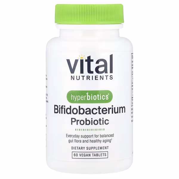 Vital Nutrients, Hyperbiotics®, Bifidobacterium Probiotic, 60 Vegan Tablets