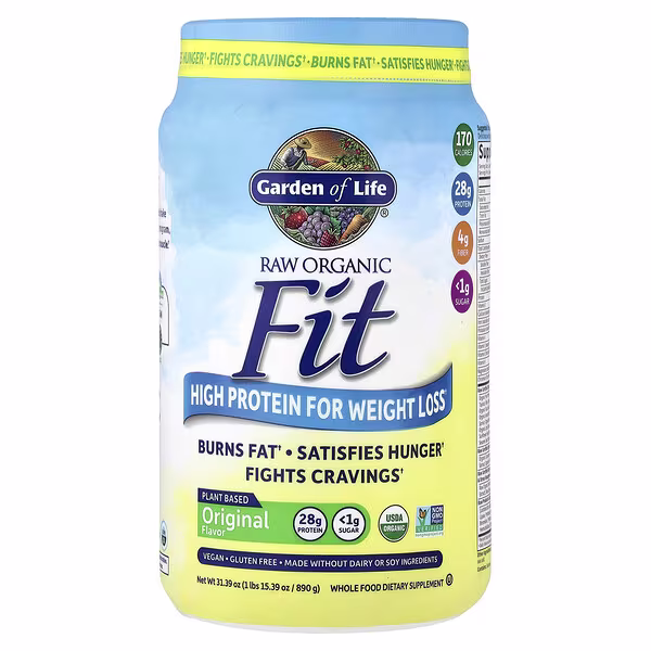 Garden of Life, RAW Organic Fit, High Protein for Weight Loss, Original, 1 lbs 15.39 oz (890 g)
